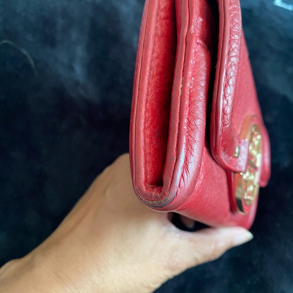 Red Miller Tory Burch Wallet - Picture 7 of 8